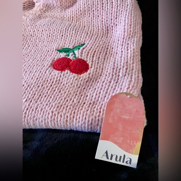 ARULA Pink Cherry Oversized Cardigan Sweater SIZE B = 2X = 18/20 **NWT** - Picture 7 of 10